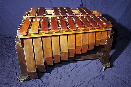 Bass marimba: range of C2–F3