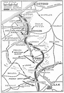 Battlefront in Flanders in 1914 Battlefront in Flanders, 1914.jpg