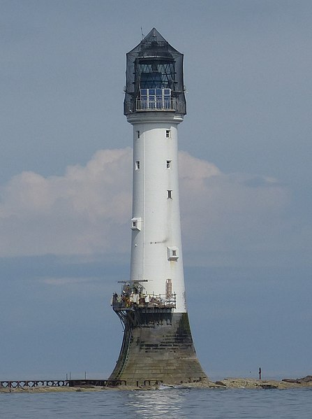 File:Bell Rock Lighthouse showing reef (cropped).jpg