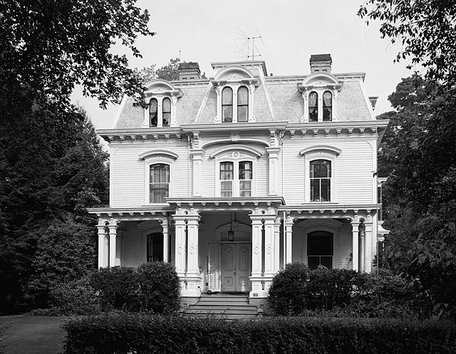 Mrs. Benjamin Pomeroy House (1868), Bunnell and Lambert, Southport, Connecticut