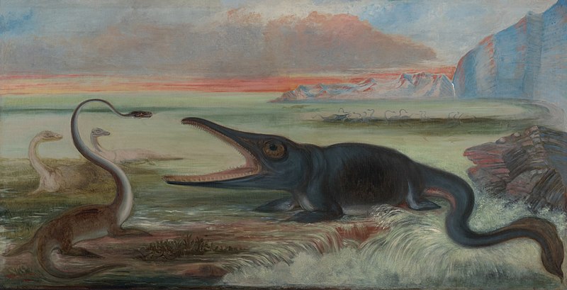 File:Benjamin Waterhouse Hawkins - Early Jurassic Marine Reptiles - PP329 - Princeton University Art Museum.jpg