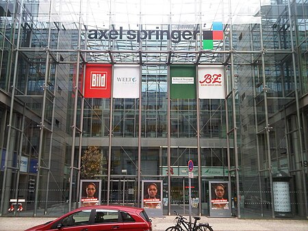 Berlin Kreuzberg Axel Springer Passage Haupteingang