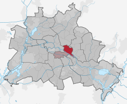 Friedrichshain - Localizzazione