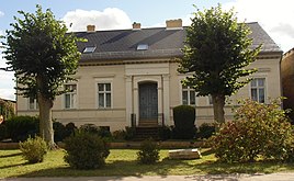 District of Bernau Ladeburg Monument House at Rüdnitzer Straße 4