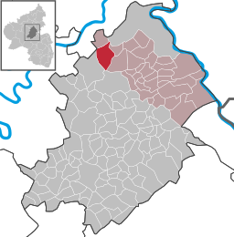 Läget för Beulich i Rhein-Hunsrück-Kreis