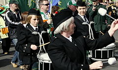 Birmingham's St Patrick's Day parade, the largest in Europe outside Dublin,
is the city's largest single-day event. Birmingham St Patrick's Day Parade.jpg
