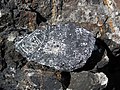 Black smoker rocks (sulfidic wad) (Helen Iron-Formation, Neoarchean, 2696-2749 Ma; Sir James Pit, Eleanor Iron Range, Ontario, Canada) 29 (48069873741).jpg