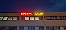 BobFM 96.9 & Q929 Building Signage 5000 McKnight Road Pittsburgh, Pa (February 2nd, 2023) BobFM+Q929 Signage.jpg