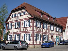 The old school in Bonlanden, built in the 18th century