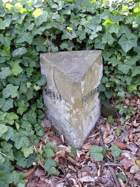 File:Boundary stone, Shelley - Kirkburton - geograph.org.uk - 393876.jpg