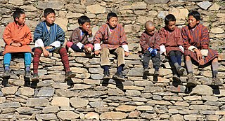 Gho Knee-length robe; national dress of men of Bhutan