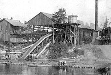 Mill in Branford photographed in the 1870s. BranfordMill1870s.jpg