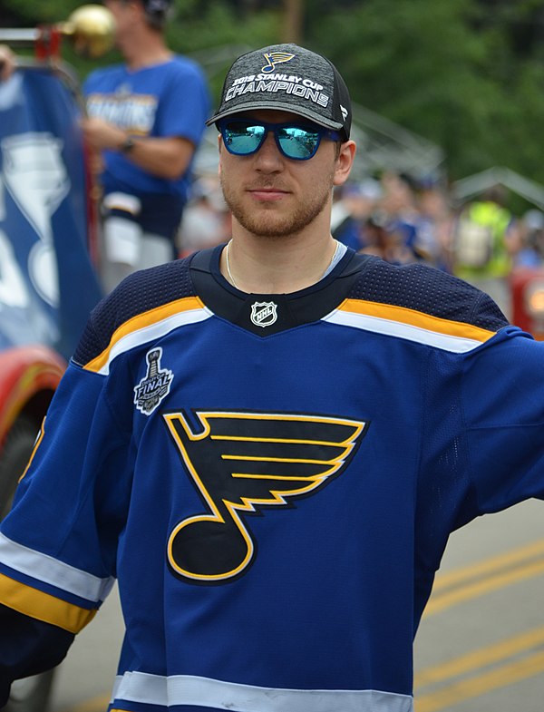 Schenn with the St. Louis Blues in 2019