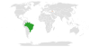 Location map for Brazil and Georgia (country).