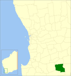 Contea di Broomehill-Tambellup – Mappa