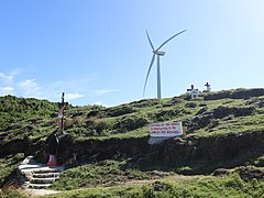 Burgos Wind Farm Jesus cross