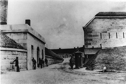Fort Warren in 1861.