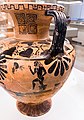 Caeretan hydria - CH 9 - Dionysos and satyrs at vintage - Roma MNEVG 106336 - 09