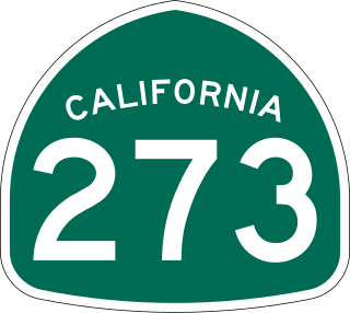 <span class="mw-page-title-main">California State Route 273</span> State highway in Shasta County, California, United States