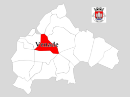Kaart van Venade