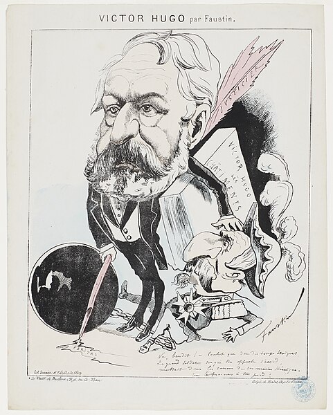 File:Caricature de Napoléon III enchaîné par Victor Hugo, 3073.jpg