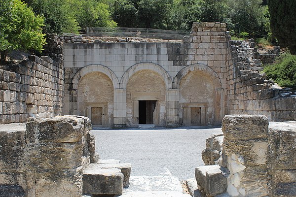 Facade of the "Cave of the Coffins"