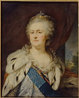 Catherine II of Russia by J.B.Lampi (1790, Pskov)
