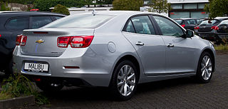 Chevrolet Malibu LTZ 2.4 – Heckansicht, 9. August 2013, Velbert