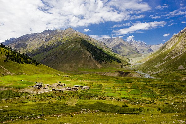 Tolkien meant Arda to be "our own green and solid Earth", seen here in the Baltistan mountains, "at some quite remote epoch in the past".