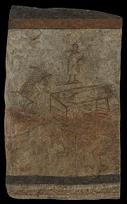 Древняя настенная картина с изображением Иисуса 