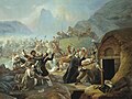 1840年俄羅斯-切爾克斯戰爭（英语：Russian-Circassian War）期間，阿迪格人攻打俄羅斯軍事堡壘的情景