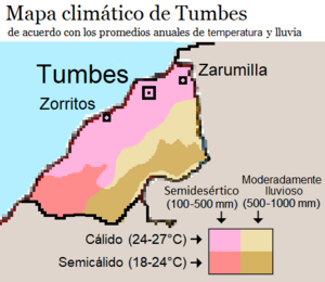 Departamento De Tumbes: Historia, Geografía, Clima