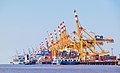 * Nomination Container cranes, Container port, Bremerhaven --Llez 05:54, 17 October 2022 (UTC) * Promotion  Support Good quality. --Ermell 08:14, 17 October 2022 (UTC)