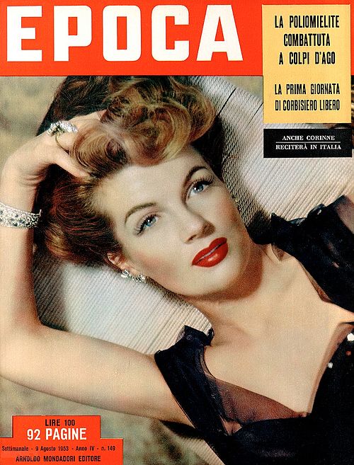Calvet on the August 1953 cover of Epoca