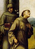 画面左のアッシジの聖フランチェスコとパドヴァの聖アントニウス