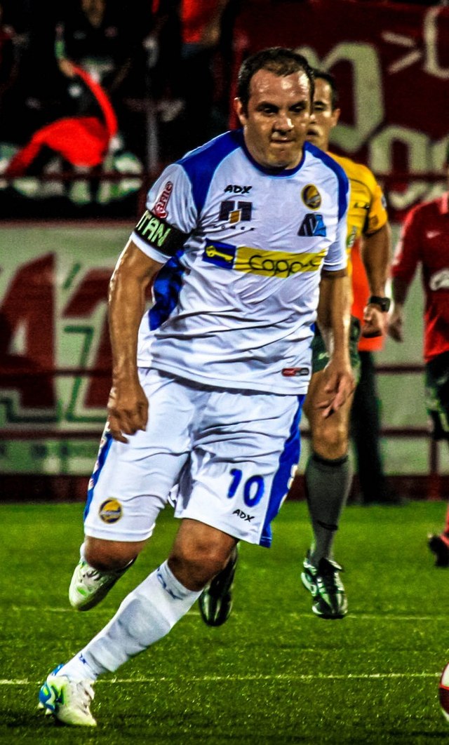הכדורגלן המקסיקני קוואוטמוק בלנקו