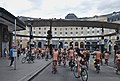 * Nomination Cyclonudista (World Naked Bike Ride Brussels) 2018: Stopping at Carrefour de l'Europe (main entrance of Brussels Central Station) --Trougnouf 22:51, 21 June 2018 (UTC) * Promotion  Support Good quality. --Podzemnik 23:38, 21 June 2018 (UTC)