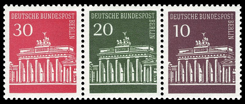 File:DBPB 1966 288,287,286 Brandenburger Tor Zusammendruck.jpg