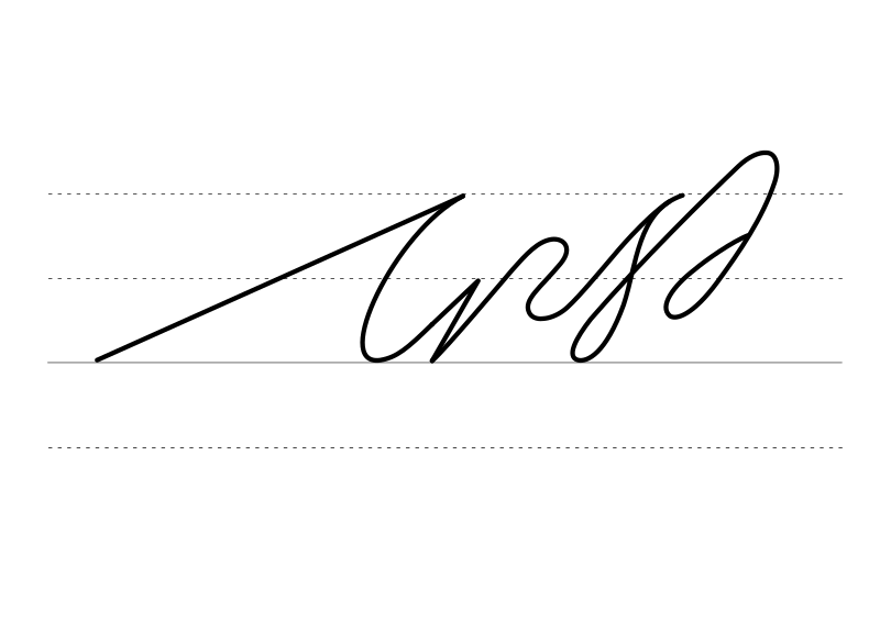 File:DEK Deutsche Einheitskurzschrift - Verkehrsschrift - optimistisch.svg