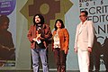 Daniel Rojas Pachas en la premiación a la gestión cultural y las artes del Ministerio de Cultura de Chile.