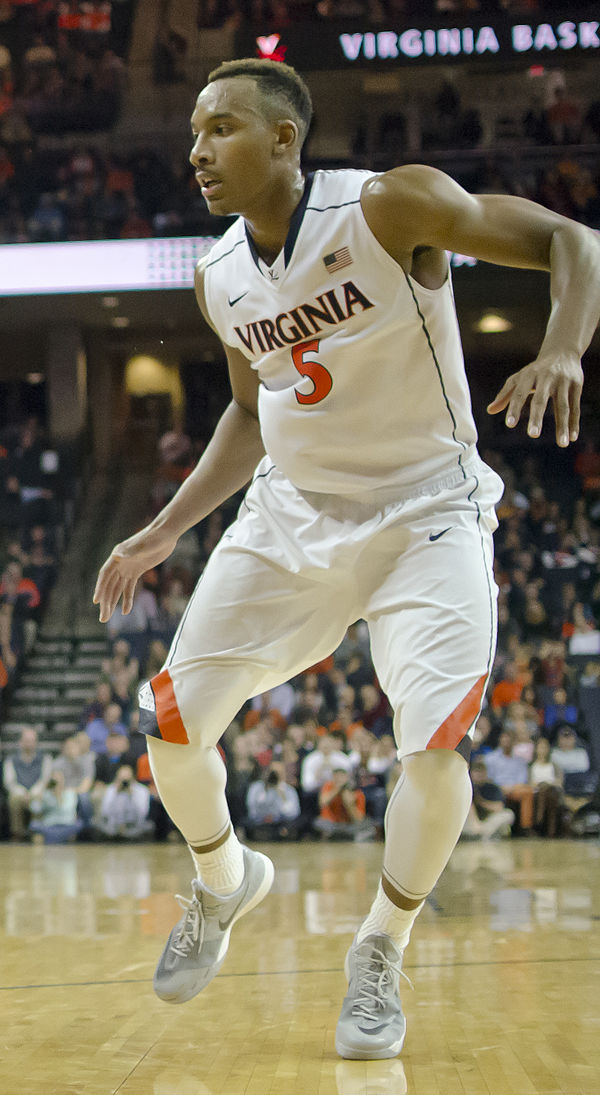 Darion Atkins with the Cavaliers in November 2014