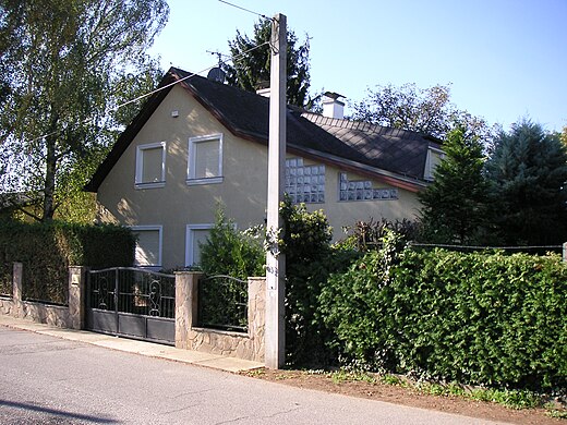 Het huis waar Kampusch acht jaar gedwongen verbleef