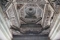 Large decorative bay ceiling in the Akkana Basadi at Shravanabelagola