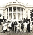 Dedication Ceremony for Carbonell's bronze Bicentennial Eagle, Presented June 29, 1976.jpg