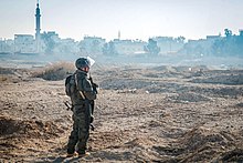 A Russian sapper in Palmyra, 28 March 2017 Demining of Palmyra 2017 17.jpg