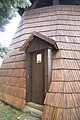 Čeština: Dveře dřevěné zvonice v Ježově, okr. Pelhřimov. English: Door of wood bell tower in Ježov, Pelhřimov District.