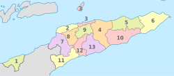 Peta Timor Leste