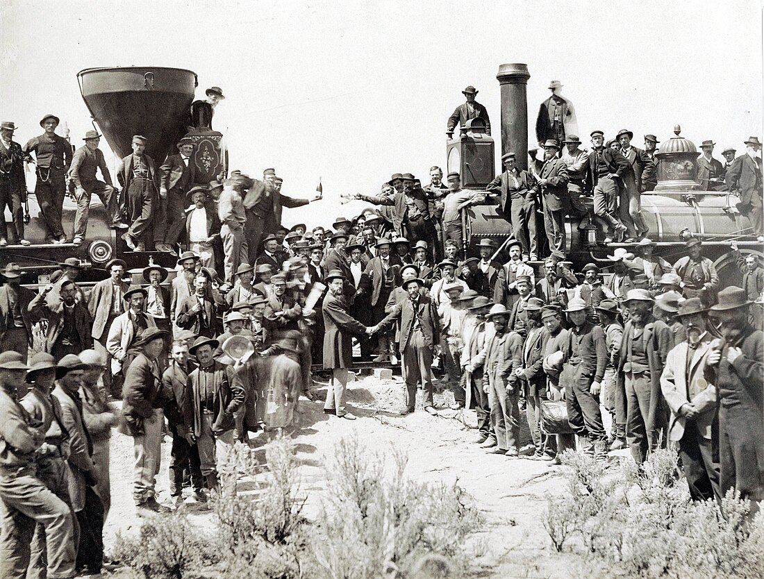 First transcontinental railroad