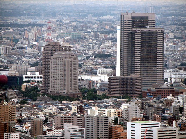 Yebisu Garden Place as seen from Tokyo Tower