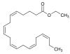 Structural formula of icosapent ethyl